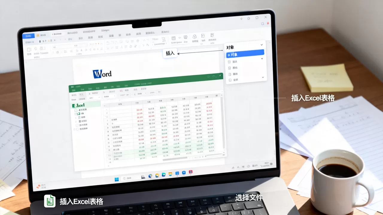 Word里怎么插入Excel表格?如何把Excel数据嵌入Word Word里怎么插入Excel表格?如何把Excel数据嵌入Word