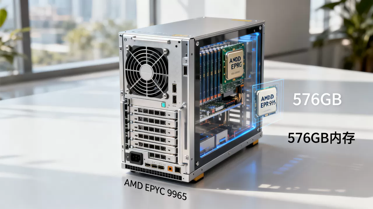 纽约AMD EPYC 9965独服性能如何?576GB内存高配服务器推荐 纽约AMD EPYC 9965独服性能如何?576GB内存高配服务器推荐