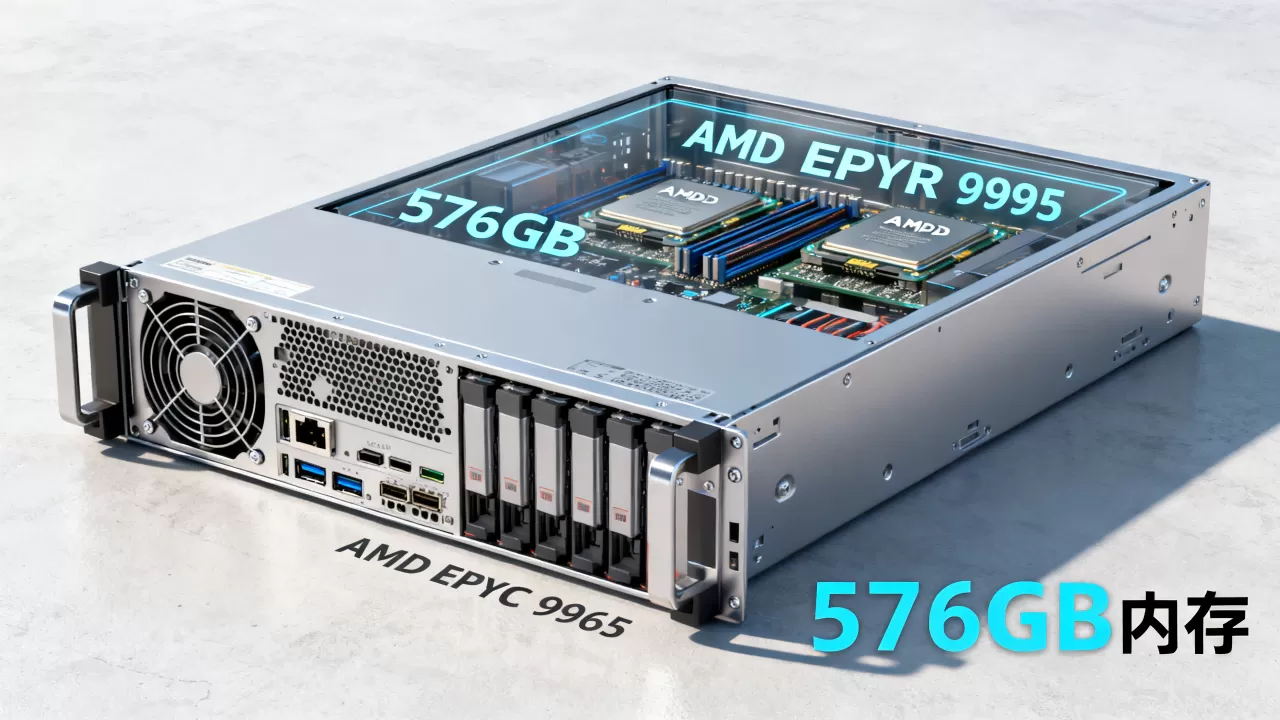 纽约AMD EPYC 9965独服性能如何?576GB内存高配服务器推荐 纽约AMD EPYC 9965独服性能如何?576GB内存高配服务器推荐