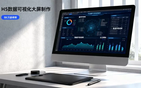 H5大数据可视化报告怎么做？如何制作H5数据可视化大屏