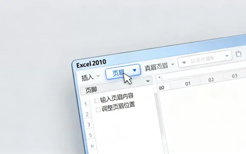 excel2010怎么设置页眉？excel2010设置页眉页脚教程