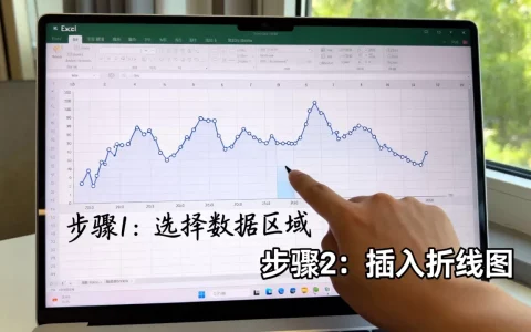 Excel折线图分段怎么画？