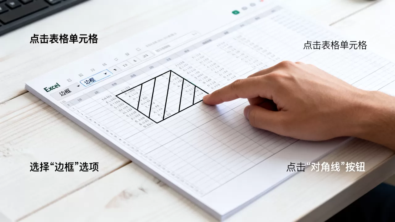 Excel表格怎么画对角线?excel表格画对角线的方法 Excel表格怎么画对角线?excel表格画对角线的方法