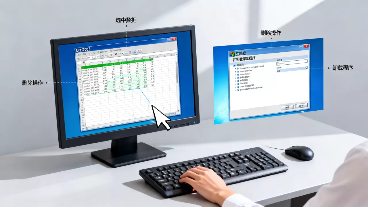 Excel2003怎么删除数据?如何彻底删除Excel2003 Excel2003怎么删除数据?如何彻底删除Excel2003