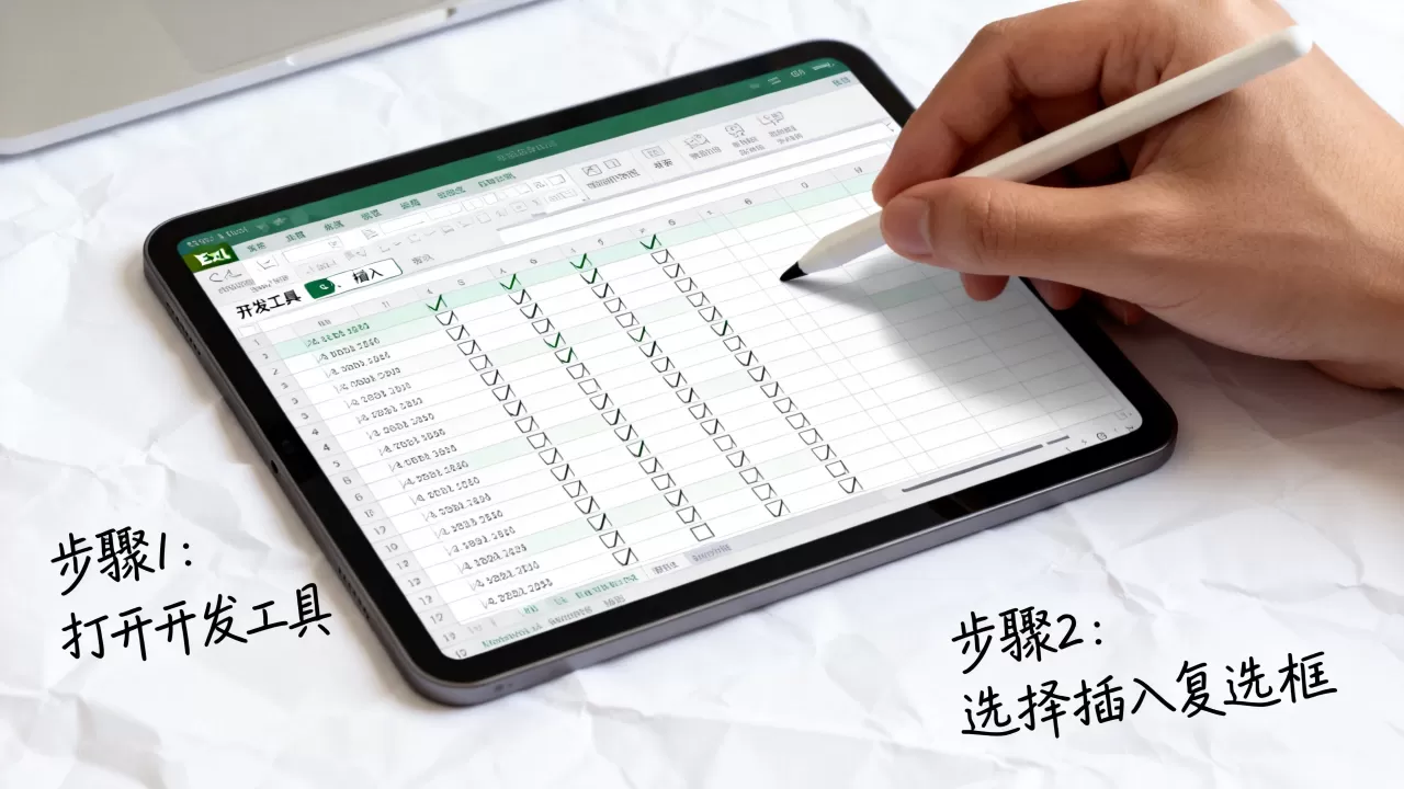 Excel如何批量添加复选框?批量插入复选框的方法 Excel如何批量添加复选框?批量插入复选框的方法