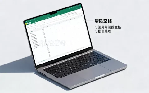 Excel单元格后面有空格怎么快速删除？Excel批量清除空格技巧