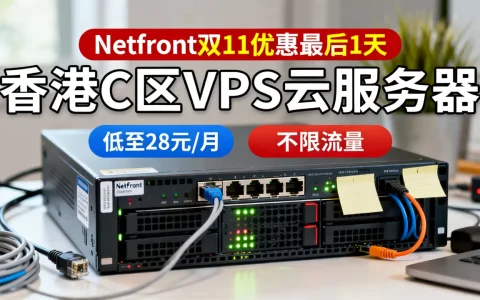Netfront双11优惠最后1天香港C区VPS云服务器低至28元/月不限流量是真的吗