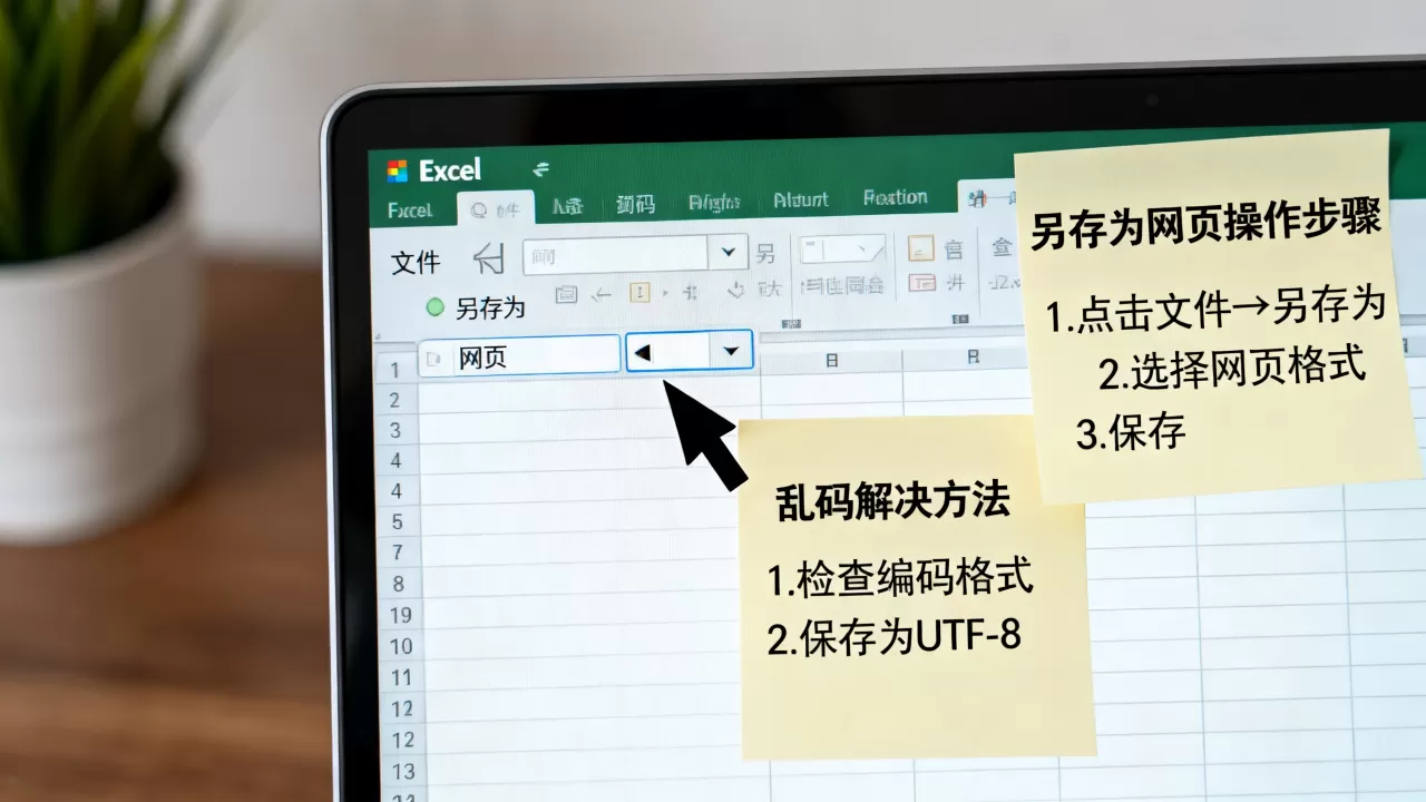 Excel另存为网页怎么操作?excel另存为网页乱码怎么办 Excel另存为网页怎么操作?excel另存为网页乱码怎么办