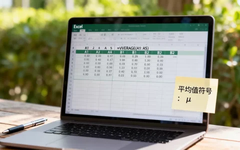 Excel平均值符号怎么打？excel求平均值函数公式