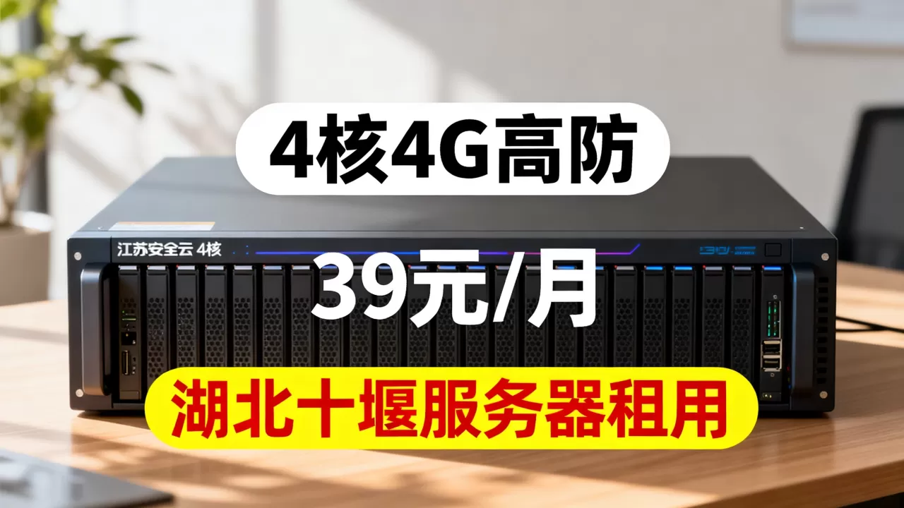 江苏安全云4核4G高防39元/月,湖北十堰服务器租用多少钱 江苏安全云4核4G高防39元/月,湖北十堰服务器租用多少钱