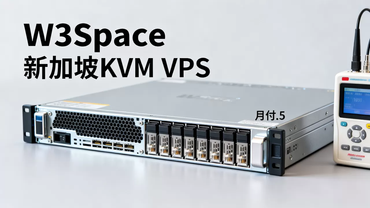 W3Space新加坡KVM VPS月付.5真的稳吗？新加坡KVM VPS推荐