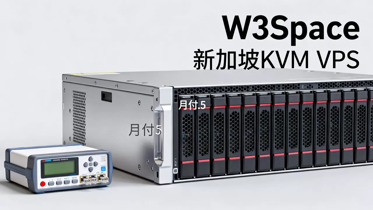 W3Space新加坡KVM VPS月付.5真的稳吗？新加坡KVM VPS推荐