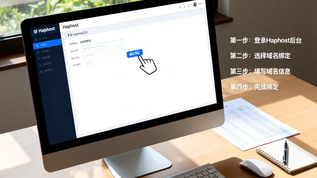 Haphost如何绑定域名？haphost绑定域名详细教程