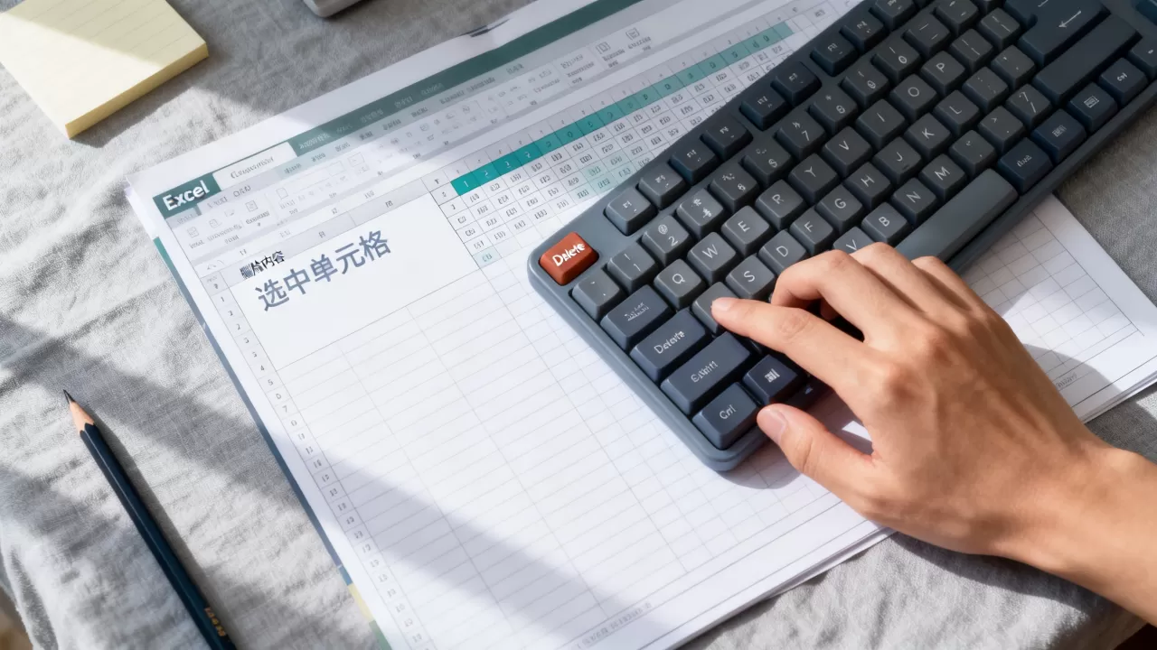 如何快速删除Excel表格内容?excel删除指定单元格内容 如何快速删除Excel表格内容?excel删除指定单元格内容