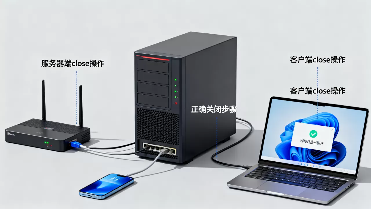 服务器和客户端都要close吗?如何正确关闭网络连接 服务器和客户端都要close吗?如何正确关闭网络连接