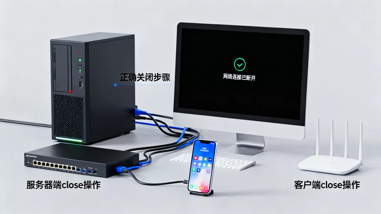 服务器和客户端都要close吗?如何正确关闭网络连接 服务器和客户端都要close吗?如何正确关闭网络连接