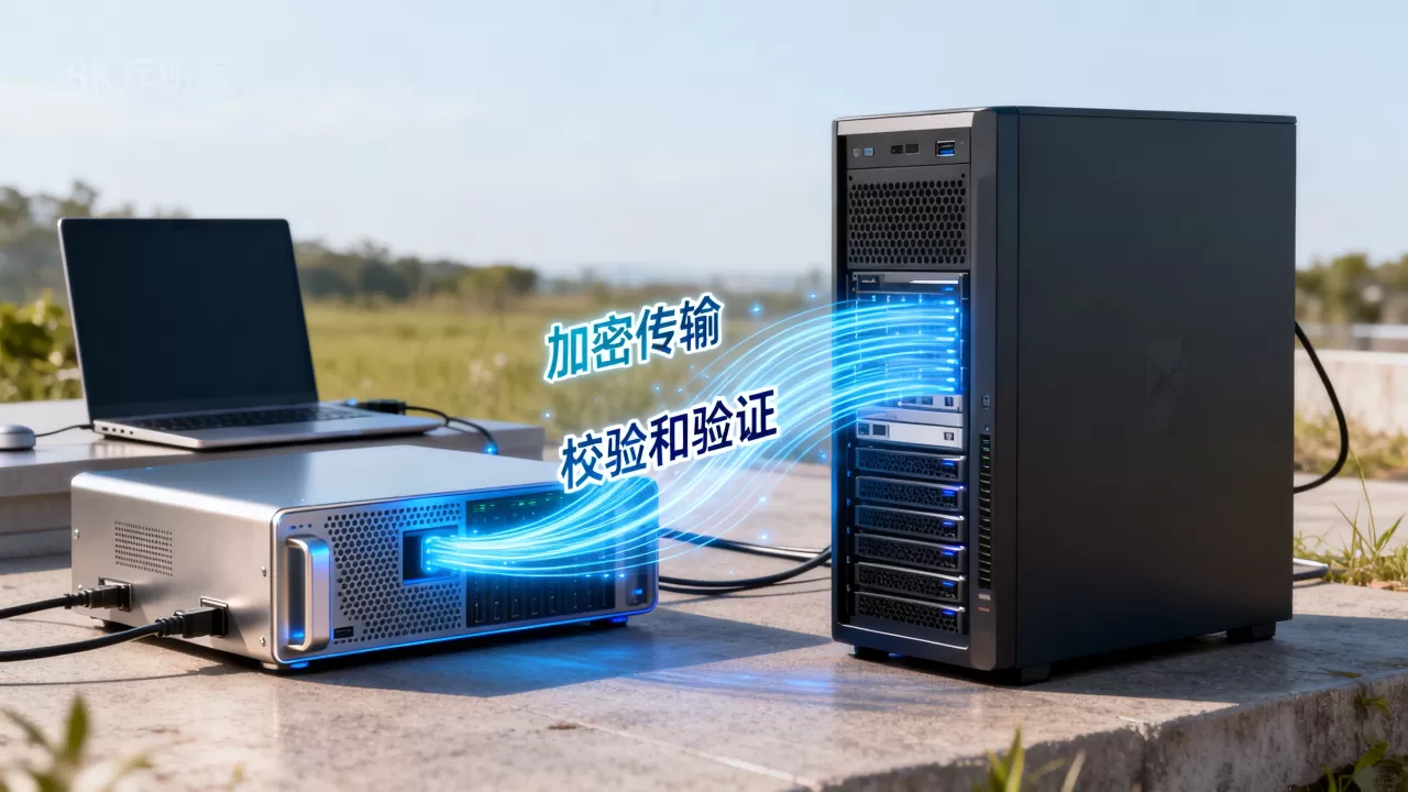 服务器发数据给客户端时，如何确保数据传输的安全性与完整性？