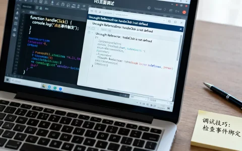 H5调试JS报错怎么解决？前端H5页面JS调试技巧
