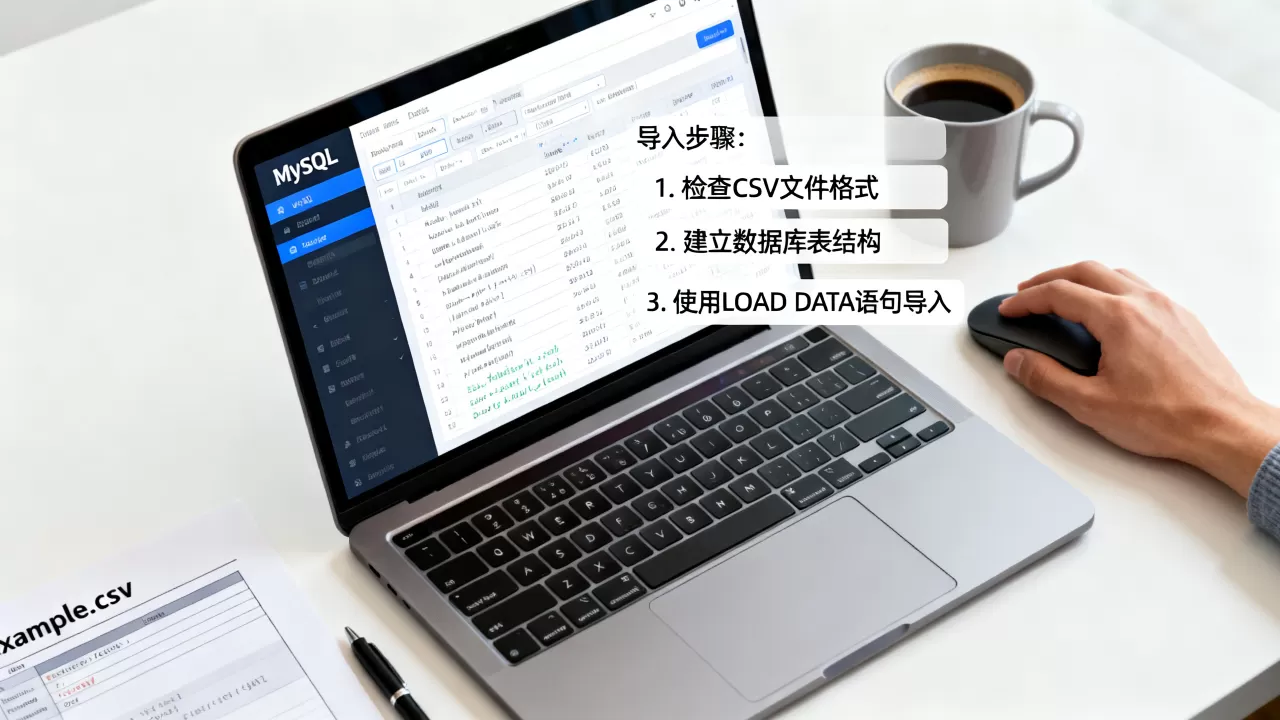 如何把csv文件导入mysql数据库？csv文件输入mysql报错怎么解决