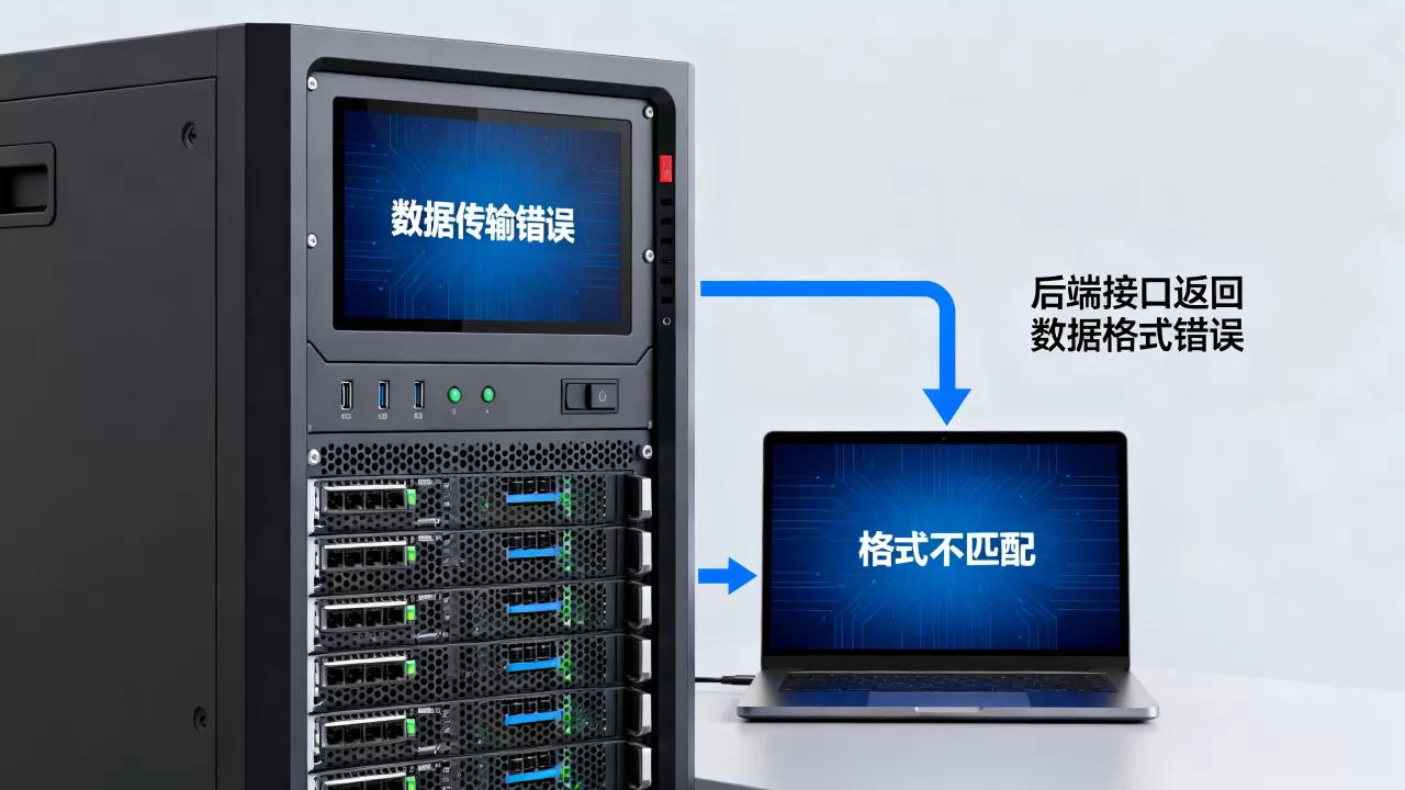 服务器传给客户端数据出错怎么办？后端接口返回数据格式错误