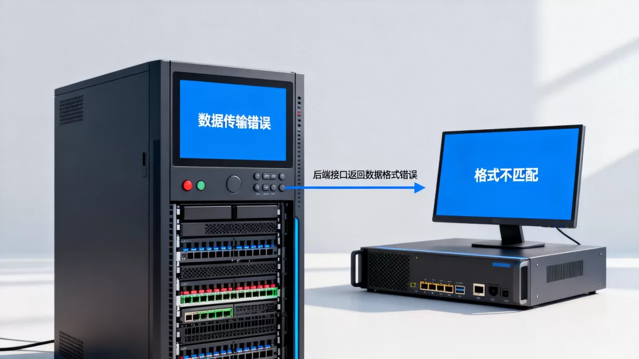服务器传给客户端数据出错怎么办？后端接口返回数据格式错误