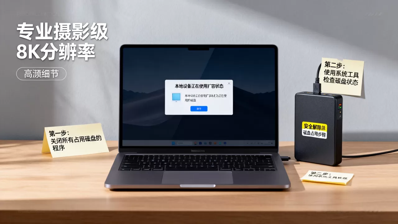 本地设备正在使用扩容状态为正在使用的磁盘怎么办?如何安全解除磁盘占用 本地设备正在使用扩容状态为正在使用的磁盘怎么办?如何安全解除磁盘占用