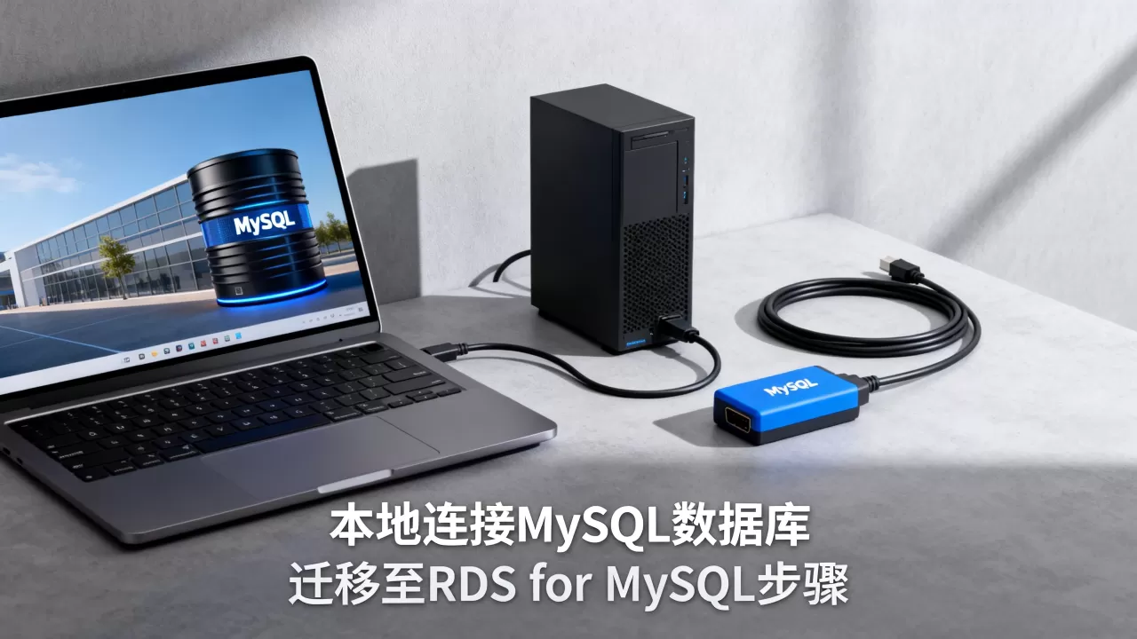 本地连mysql数据库吗？本地MySQL迁移到RDS for MySQL步骤