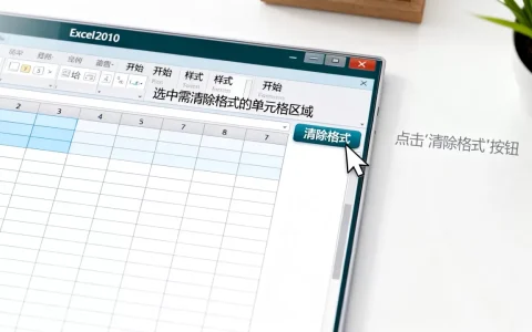 Excel2010如何快速清除格式？批量去除单元格样式方法
