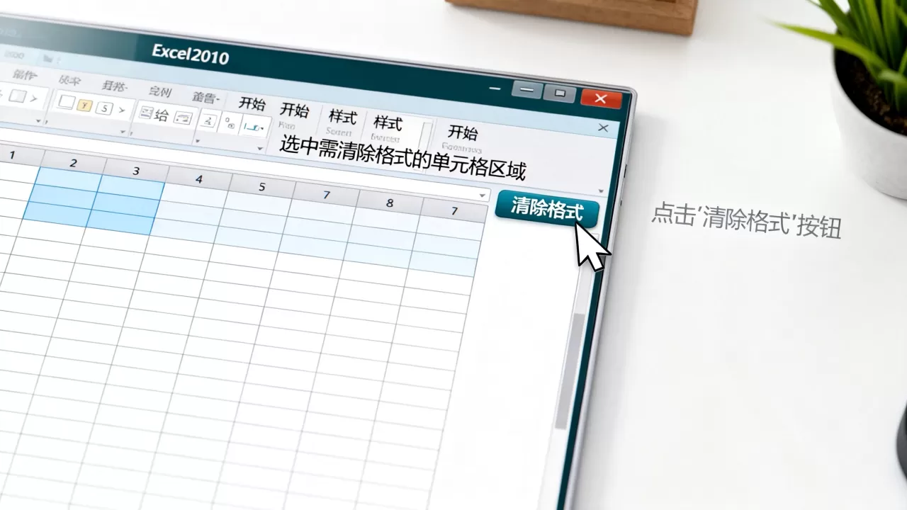 Excel2010如何快速清除格式?批量去除单元格样式方法 Excel2010如何快速清除格式?批量去除单元格样式方法