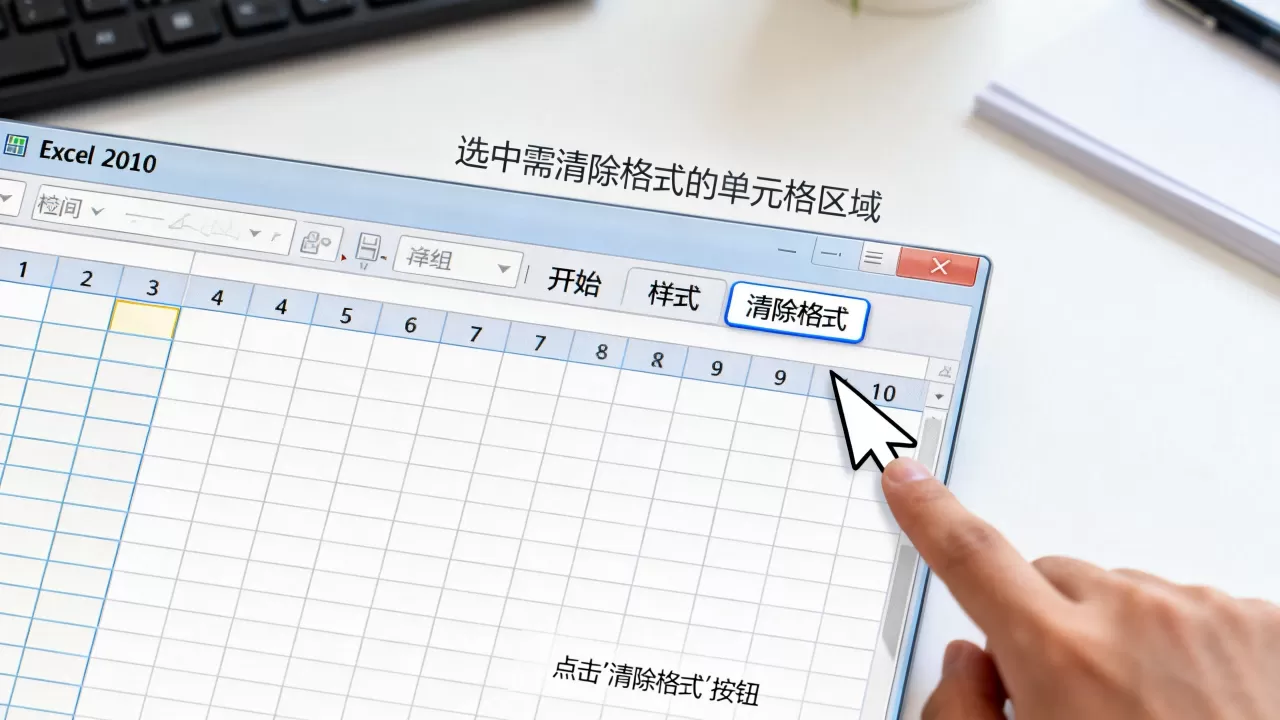 Excel2010如何快速清除格式?批量去除单元格样式方法 Excel2010如何快速清除格式?批量去除单元格样式方法