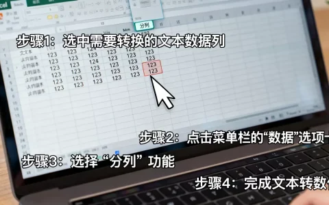 Excel文本怎么转数字？excel文本格式转数值
