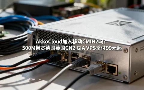 AkkoCloud加入移动CMIN2吗？500M带宽德国英国CN2 GIA VPS季付99元起