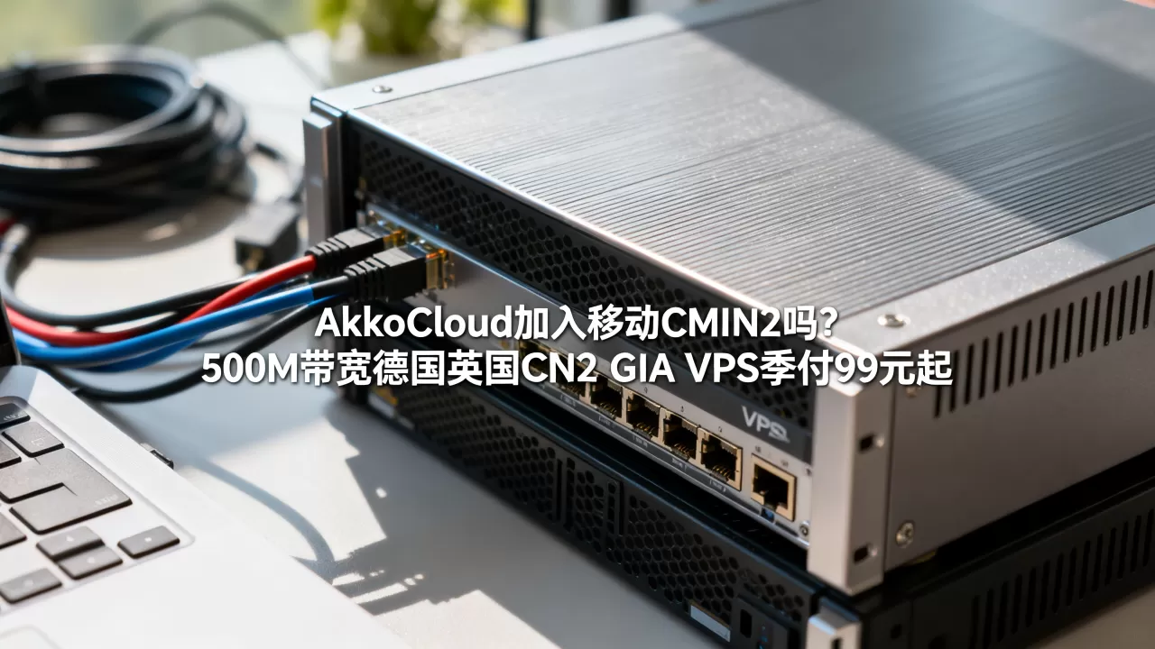 AkkoCloud加入移动CMIN2吗?500M带宽德国英国CN2 GIA VPS季付99元起 AkkoCloud加入移动CMIN2吗?500M带宽德国英国CN2 GIA VPS季付99元起