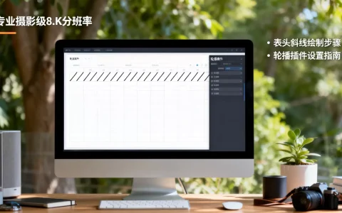 表格表头怎么加斜线？表格轮播插件怎么设置