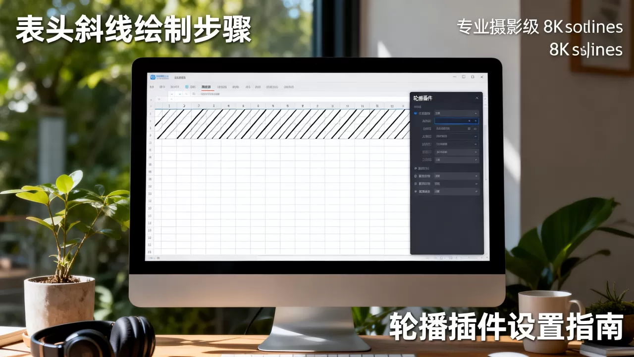 表格表头怎么加斜线?表格轮播插件怎么设置 表格表头怎么加斜线?表格轮播插件怎么设置