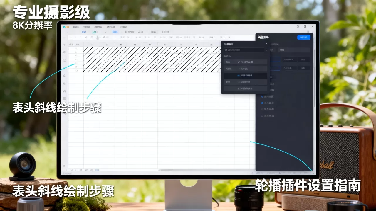 表格表头怎么加斜线?表格轮播插件怎么设置 表格表头怎么加斜线?表格轮播插件怎么设置