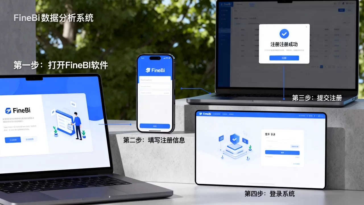 FineBI数据分析系统注册应用流程是怎样的? FineBI数据分析系统注册应用流程是怎样的?