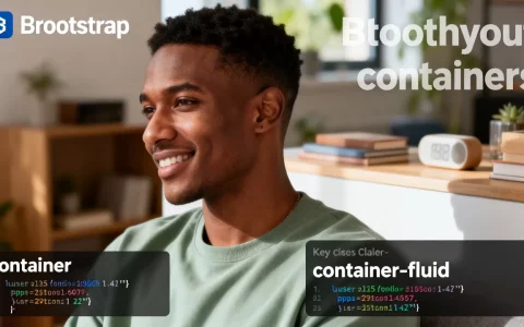 Bootstrap布局容器怎么用？bootstrap响应式布局容器类名