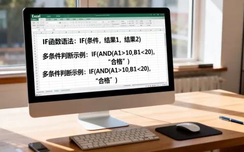 Excel函数if a b怎么用？if函数多条件判断教程