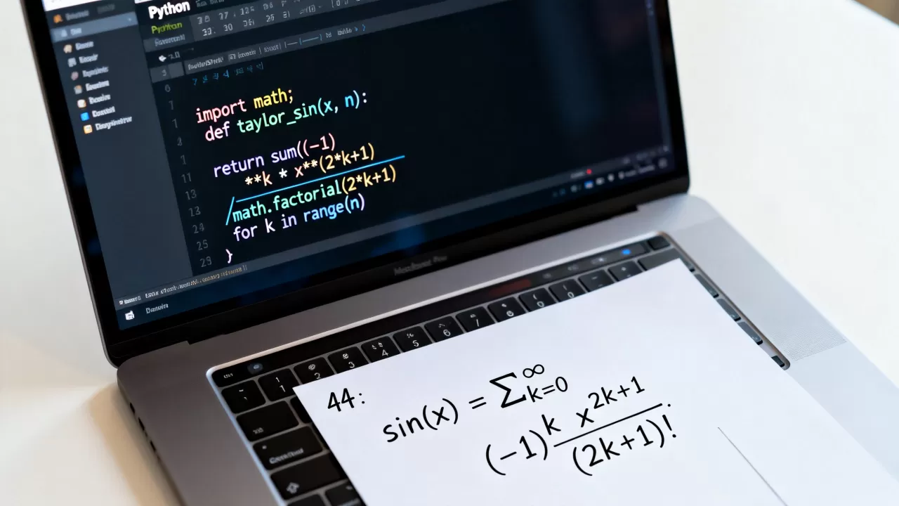 Python泰勒展开式怎么算？python泰勒公式代码