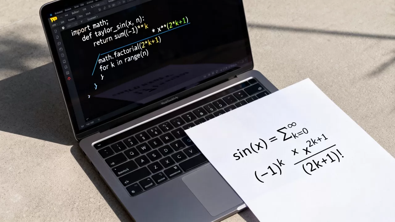 Python泰勒展开式怎么算？python泰勒公式代码