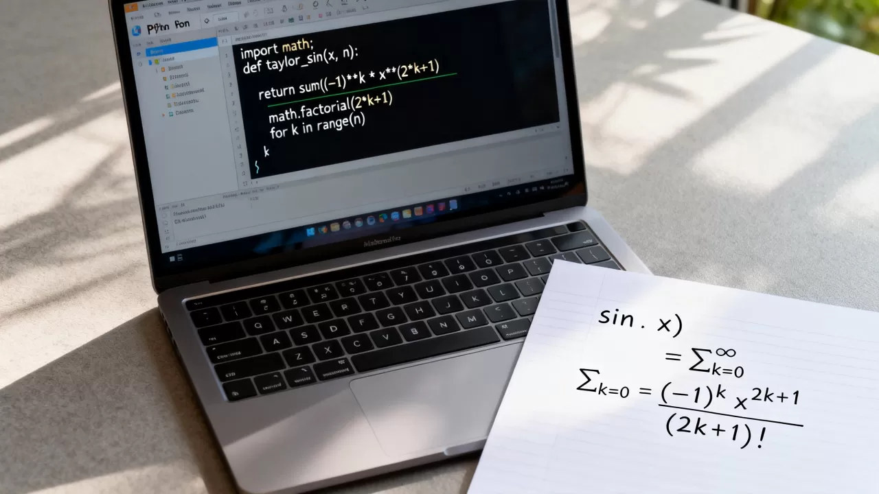 Python泰勒展开式怎么算？python泰勒公式代码