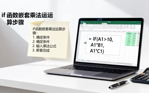 Excel if函数乘法公式怎么用？if函数嵌套乘法运算
