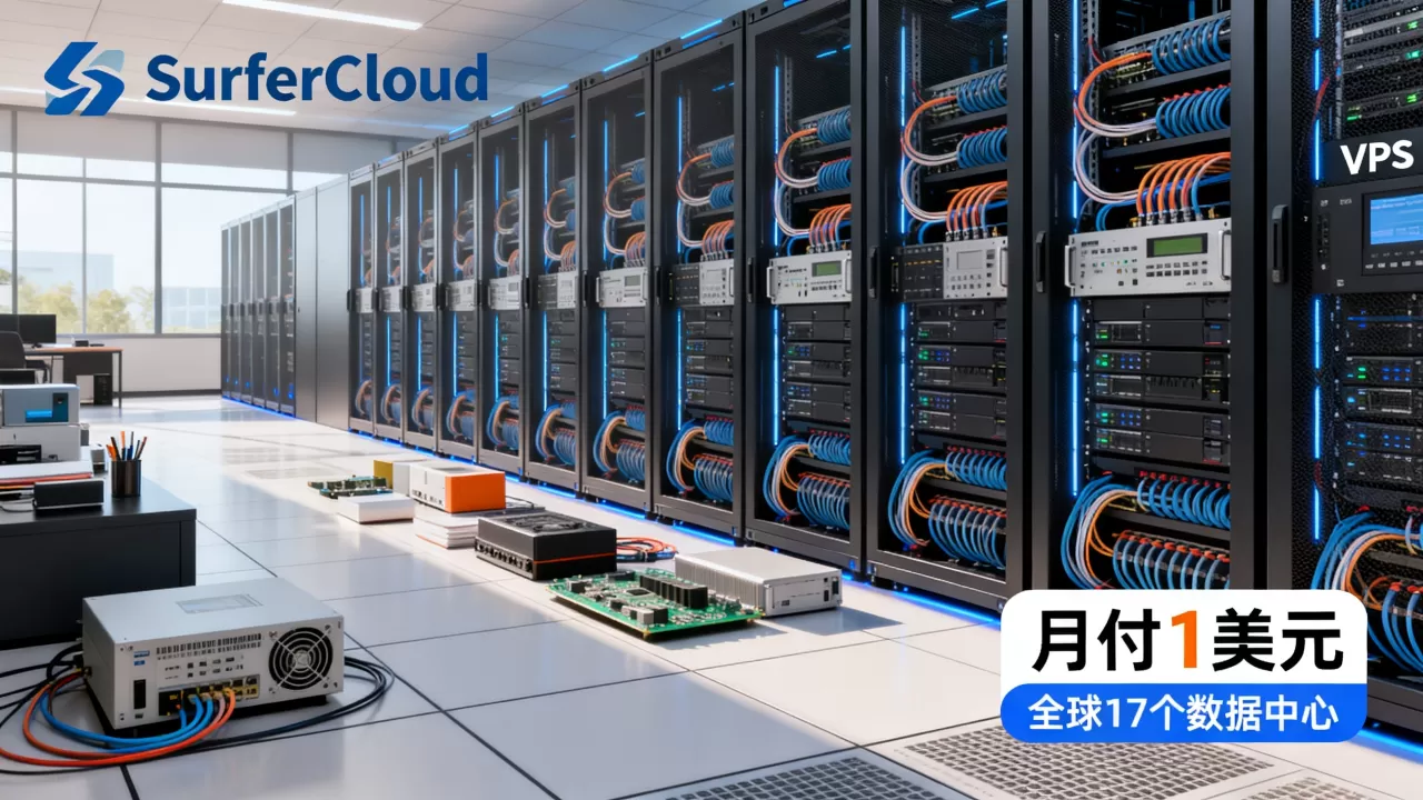 SurferCloud月付1美元VPS靠谱吗?全球17个数据中心VPS推荐 SurferCloud月付1美元VPS靠谱吗?全球17个数据中心VPS推荐