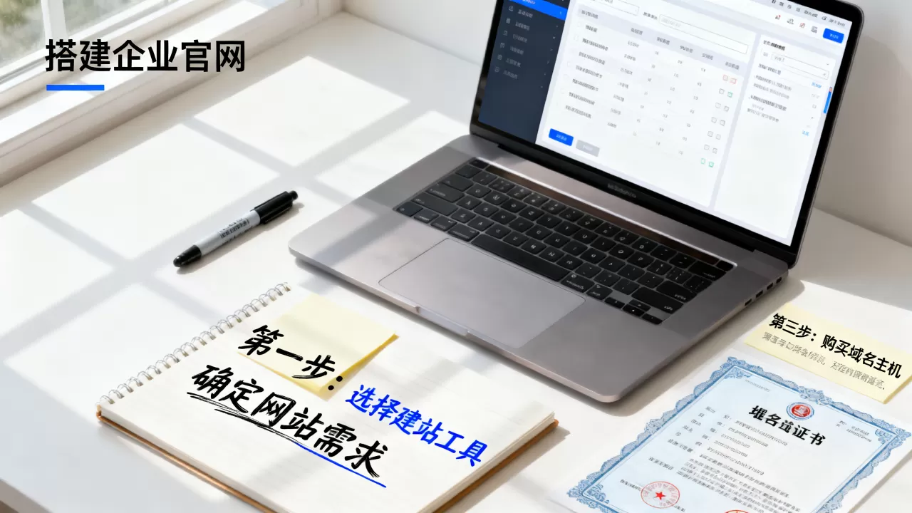 做网站具体要怎么做？如何快速搭建企业官网