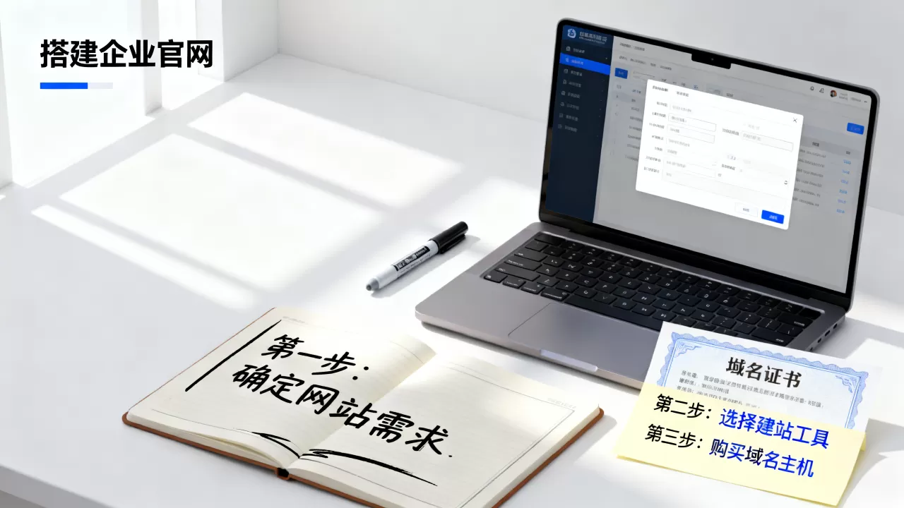 做网站具体要怎么做？如何快速搭建企业官网