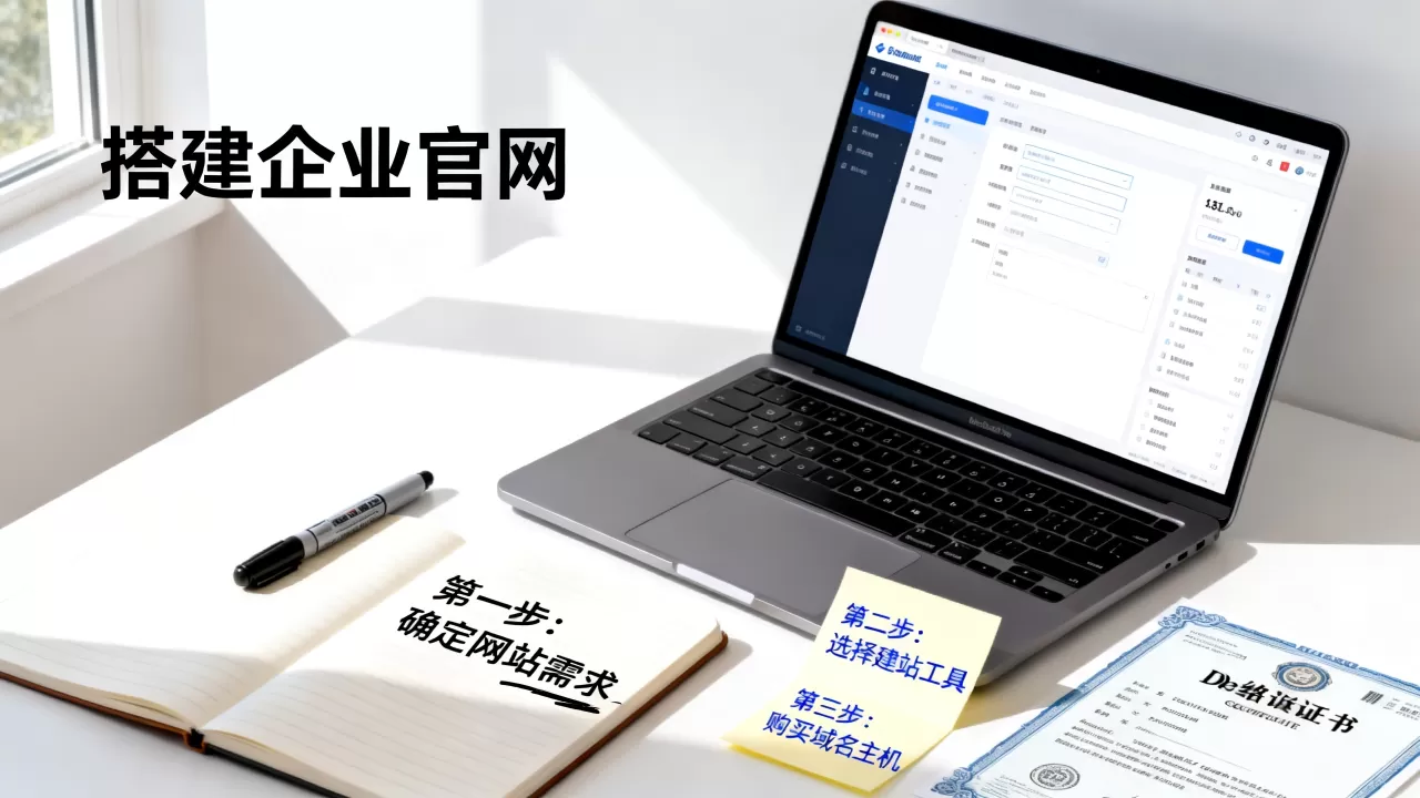 做网站具体要怎么做？如何快速搭建企业官网