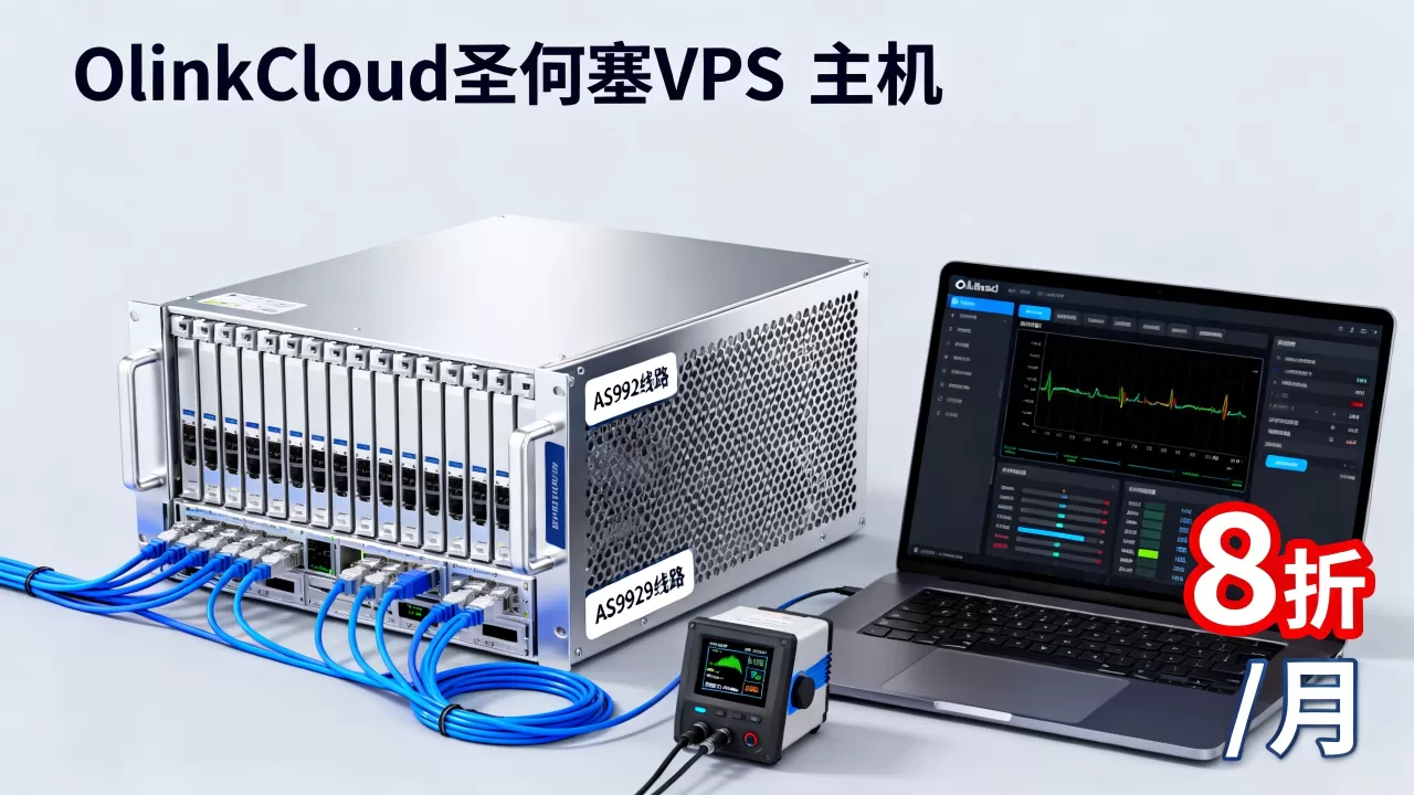 OlinkCloud圣何塞VPS主机8折低至/月值得买吗,联通AS9929线路评测 OlinkCloud圣何塞VPS主机8折低至/月值得买吗,联通AS9929线路评测