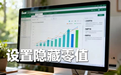 Excel图表不显示0怎么办？如何设置隐藏零值