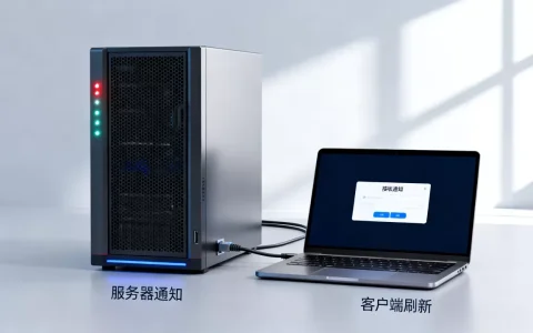 服务器如何通知客户端刷新？